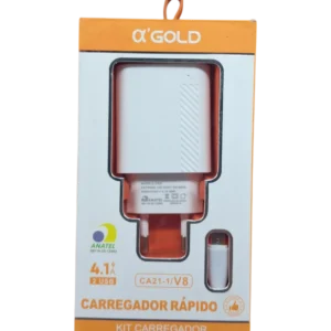 CARREGADOR V8 GOLD - SATURNUS CELL