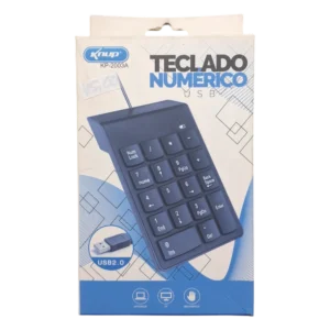 Teclado Numérico USB KNUP KP2003A - Saturnus Cell