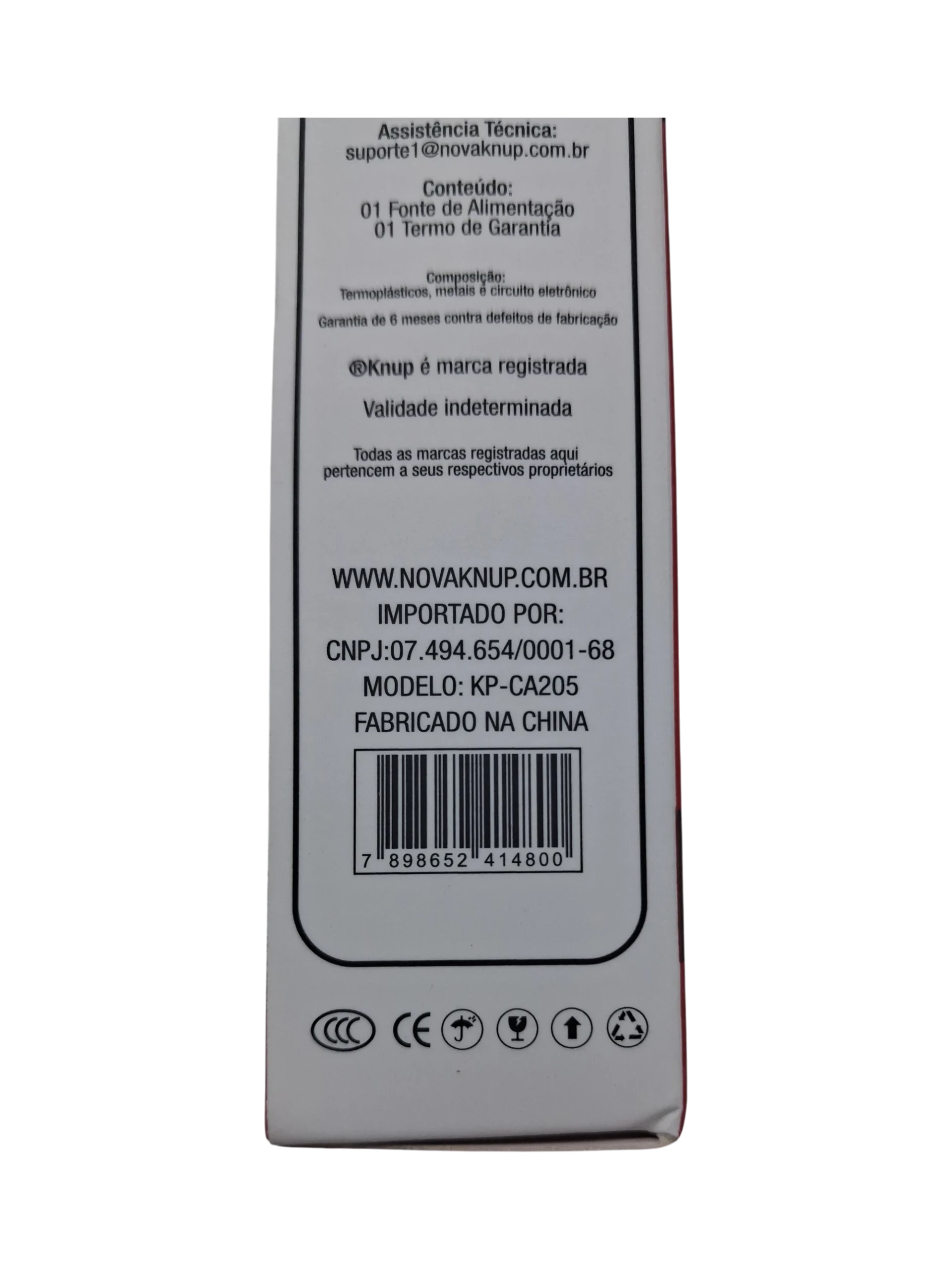 Fonte de Alimentação Ípega KPCA205 5Vdc / 2A para TV Box - Imagem 3